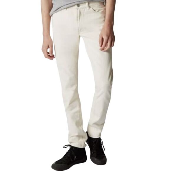 BlankNYC 34 Mens 014 Slim Sew Your Oats Cream Jeans 100% Cotton - Picture 1 of 10